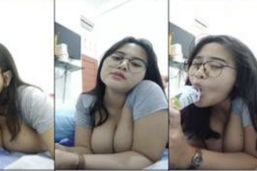 Acha Tobrut shows off her milk-sucking belly